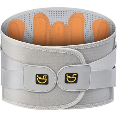 Coole Sport Lendensteun Tailleband Verstelbaar Drie Kussentjes Ademend Voor Hardlopen Gewichtheffen Fitness Zomer S gray