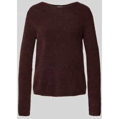 Regular fit gebreide pullover van scheerwolmix met alpaca