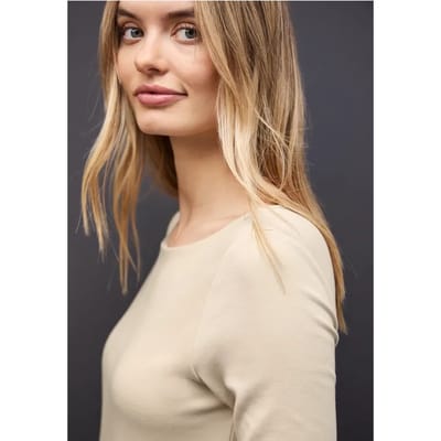 Basic shirt met lange mouwen