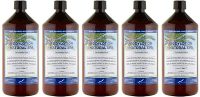 Bodylotion Natural Spa 1 Liter - set van 5 stuks - Voordeelverpakking