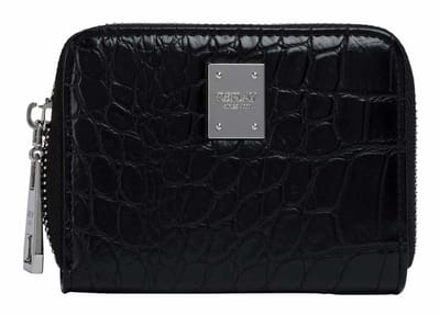 REPLAY portemonnee Zip Around Wallet Black zwart