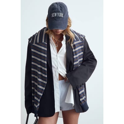 boohoo Dames Dip Hem Oversized Shirt | Wit | Maat: 38