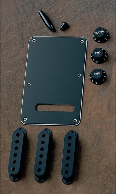 Fender Strat Accessory Kit zwart - Gitaaronderdeel