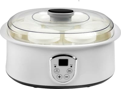 Yoghurtmaker 1.3 liter met 7 potten - joghurtmaker - yoghurtmaker met thermostaat