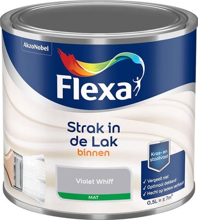 Flexa - Strak In De Lak Binnenlak Mat - Violet Whiff - Mengverf - 500 Ml