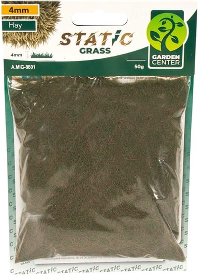 AMMO by Mig Jimenez Modelbouwdecoratie - MIG 8802 Static Grass - Hay - 6mm - 50gr. Kunstgroen