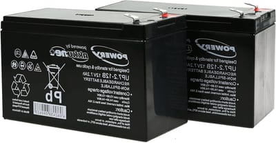 Vervangende Accu - Oplaadbare Batterij - Noodstroomvoorziening - Onderhoudsvrij Systeem - 15x9x6 cm - Zwart