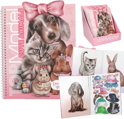 Depesche - TOPModel Cute Animals Dress Me Up - stickerboek