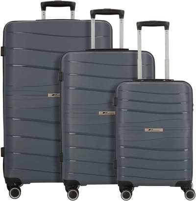 cocoono Leon 4 wielen Kofferset 3-delig - Harde bagage - TSA slot - anthrazit