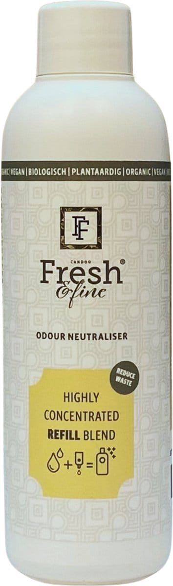 Fresh&Fine Geur neutralisatie - navulling geconcentreerd - 100% natuurlijk - blend van 37 essentiële oliën