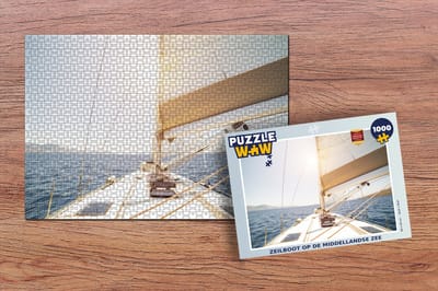 Puzzel Zeilboot op de Middellandse Zee - Legpuzzel - Puzzel 1000 stukjes volwassenen