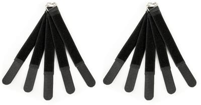 MUSIC STORE Kabel klitteband zwart 20 cm - Kabelbinding