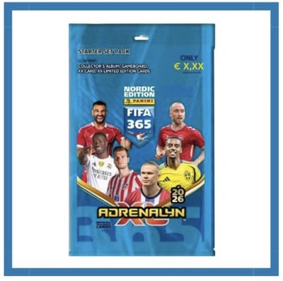 Panini - Adrenalyn XL: FIFA 365 2026 Nordic Edition - Starter set
