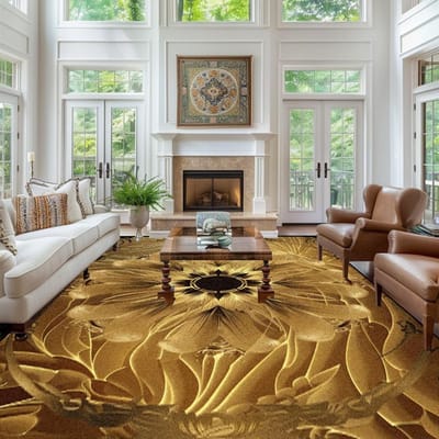 Modern Gouden Luxe Groot Tapijt Huis Slaapkamer Bedzijde Decoratie Kleden Wasbaar Antislip Salontafelmat Europees Hotel Carpe 80*160cm
