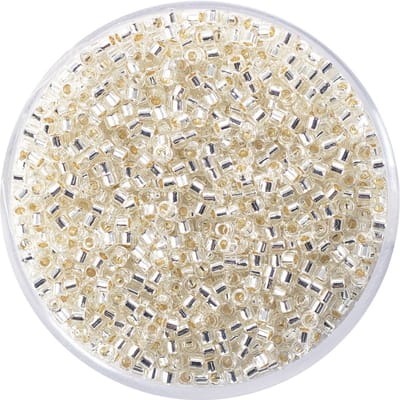 Delica Rocailles, Ø 2 mm - Kristal