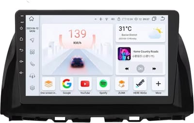 Autoradio met bluetooth - Carplay - Voor Mazda CX5 CX-5 CX 5 (2012-2015) - Geschikt voor Apple en Android - Stereo - Navigatie - Navigatiesysteem auto - 4G 32G