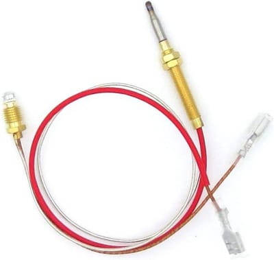 Thermoelement voor Buitenverwarming - Thermocoppel Verwarming - Buiten Verwarmen - Snelle Ventielopening - 900 mm - Rood