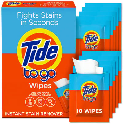 Tide To Go Wipes – Instant Stain Remover – Travel Size Vlekken Doekjes