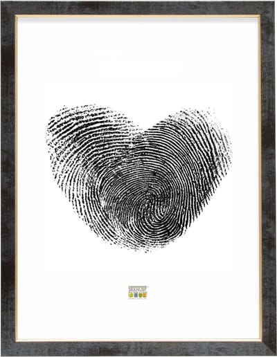 Deknudt Frames fotolijst S45DB2 - zwart met biesje - foto 13x18 cm