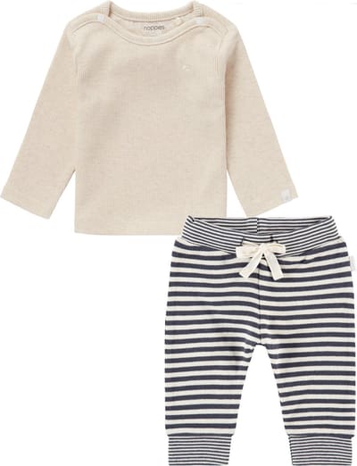 Noppies - kledingset (2delig) - Broek - Shirt - Maat 50