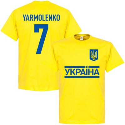Oekraïne Team Yarmolenko T-Shirt - L