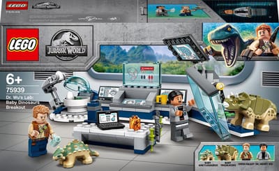 LEGO Jurassic World Dr. Wu's Lab: Baby Dinosaurs Breakout​ 75939