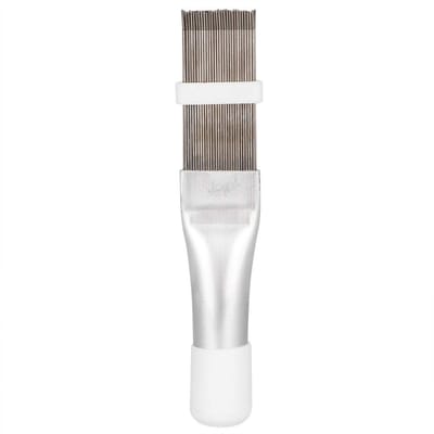 Dailygoods- Lamellenkam met Roestvrij Stalen Tanden - Reinigingsborstel - Instelbare Spanning - Corrosiebestendig - Drukbestendig - Voor Condensatorvinnen - Condensatorreiniger