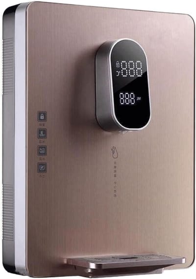 Wanddispenser - Warm koud water Directe verwarming - Direct hydrateren - Elektronisch kinderslot - 25 l/u - Goud