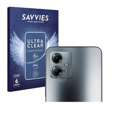 Savvies - Screenprotector voor Motorola Moto G14 (ALLEEN Camera Lens) - Folie Beschermfolie transparant 6 Stuks