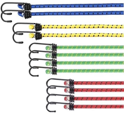 Multifunctionele Expander Set met Extra Sterke Luggage Tensioners - Ideaal voor Kamperen, Auto en Fiets - Verstelbare Riemen en Spanningsrubber