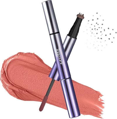 Freckles Stempel voor Vrouwen, Natuurlijke Make-up Look, Sneldrogend en Waterbestendig, Langdurige Resultaten, Inclusief Blush en Eenvoudig in Gebruik