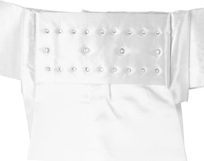 Quur Plastron Quur Qelegance Wit-zilver