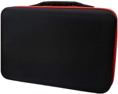 Opbergkoffer - Diamant Schilderij Box - Hobby Materialen - 60 Flessen Inclusief - 36x22x7 cm - Rood