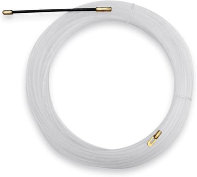 Elektrische Trekveer - Kabeltrekker Nylon - Kabels Trekken - Sterke Gladde Kabelkop - 3mm x 30Meter
