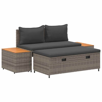 vidaXL - Buiten - bank - set - 4 - -Seater - 4 - st - 55 - x - 30 - x - 39 - cm - Rechthoekig