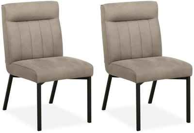 MX Sofa - Eetkamer stoel Jagger - Clay (set van 2 stuks)