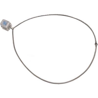 Stressverlichtingsketting LED Draagbaar Hars Modieus Angstketting voor Vrouwen Mannen gray