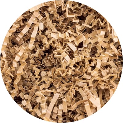 Gekreukt Papieren Vulling voor Geschenken - 2 Pond Versnipperd Kraftpapier voor Verjaardagen, Bruiloften, Douches en Feestdagen