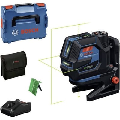 Bosch Professional GCL 12V-50-22 CG - Combilaser - Inclusief 12V (2.0Ah) Accu - Snellader - Laserrichtbord - Roterende houder - Tas