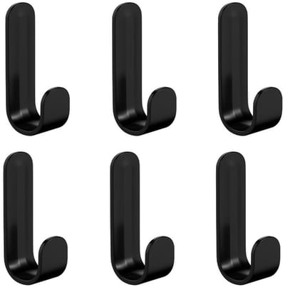 Dailygoods- Wandhaken - Set van 6 zelfklevende haken - 1 kg