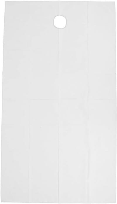 Wasmachinebestendige Herbruikbare Witte Polyester Massagetafel Cover 200x80cm met Hoofdgat voor Spa en Salon Gebruik
