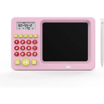 Handschriftbord Kinderen Engels Tekenbord Wiskunde Schatkist Training Leren LCD Rekenmachine Mentale Rekenmachine gray