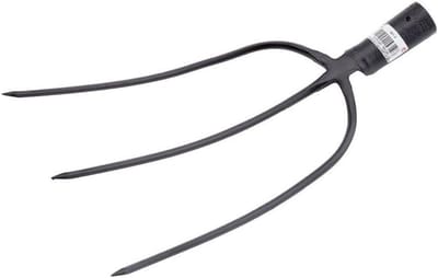 Tuin Vork - Handgereedschap - Bodem Bewerken - Drie Tanden - 48 x 30 x 22 cm - Metaal