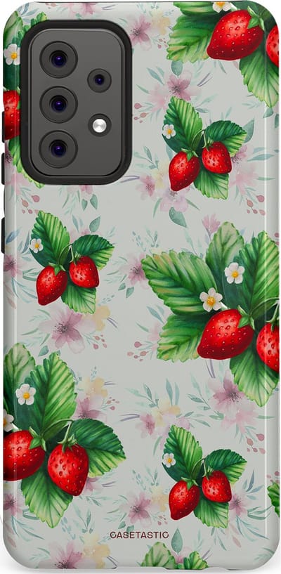 Casetastic Hoesje Geschikt voor Samsung A52 (4G/5G/s) - Stijlvolle Beschermende Duo-layer Case - Rosales