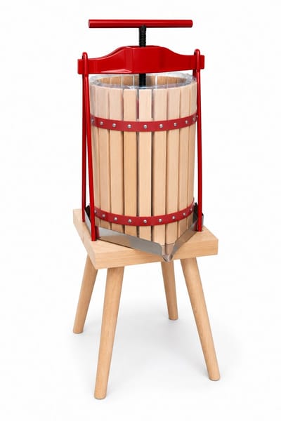 Browin - Handmatige Fruitpers 10L – Voor Sap, Wijn en Likeur