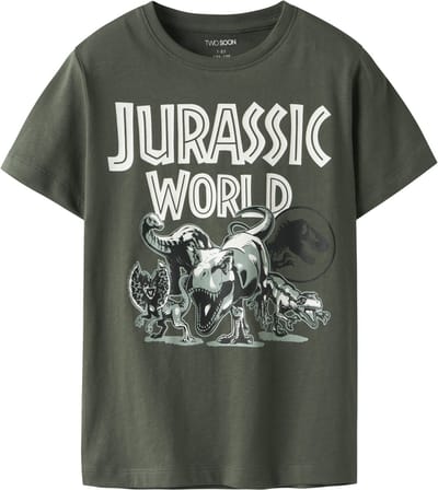 NAME IT - TKMPIWER JURASSIC SS TOP NOOS SKY - Jongens - Lange mouwen shirts