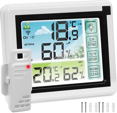 Multifunctioneel Weerstation met Hygrometer en Radiofunctie