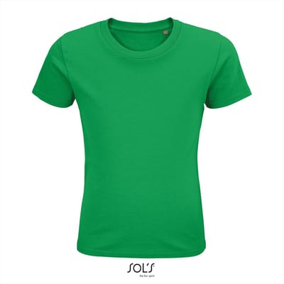 SOL'S - Pioneer Kinder T-Shirt - Groen - 100% Biologisch Katoen - 92