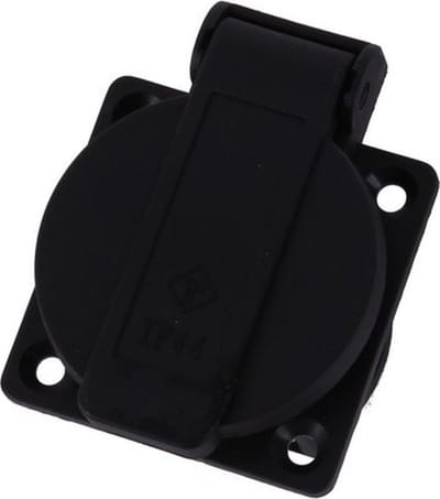 Veiligheidswandcontactdoos - 16 Ampere - Machine contactdoos - 250 Volt