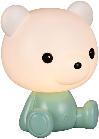 REALITY CUTIE - Tafellamp -Baby of Kinderkamer - Groen - incl. 1x SMD 0,3 W - AAN/UIT touch - RGB-kleurenwisselaar - USB-aansluiting